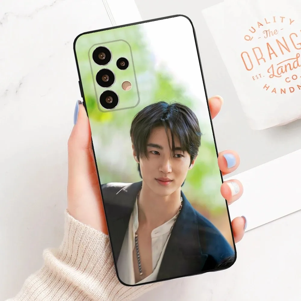 Woo seok B-byeon Phone Case For Samsung Galaxy A13,A21s,A22,A31,A32,A52,A53,A71,A80,A91 Soft Black Cover