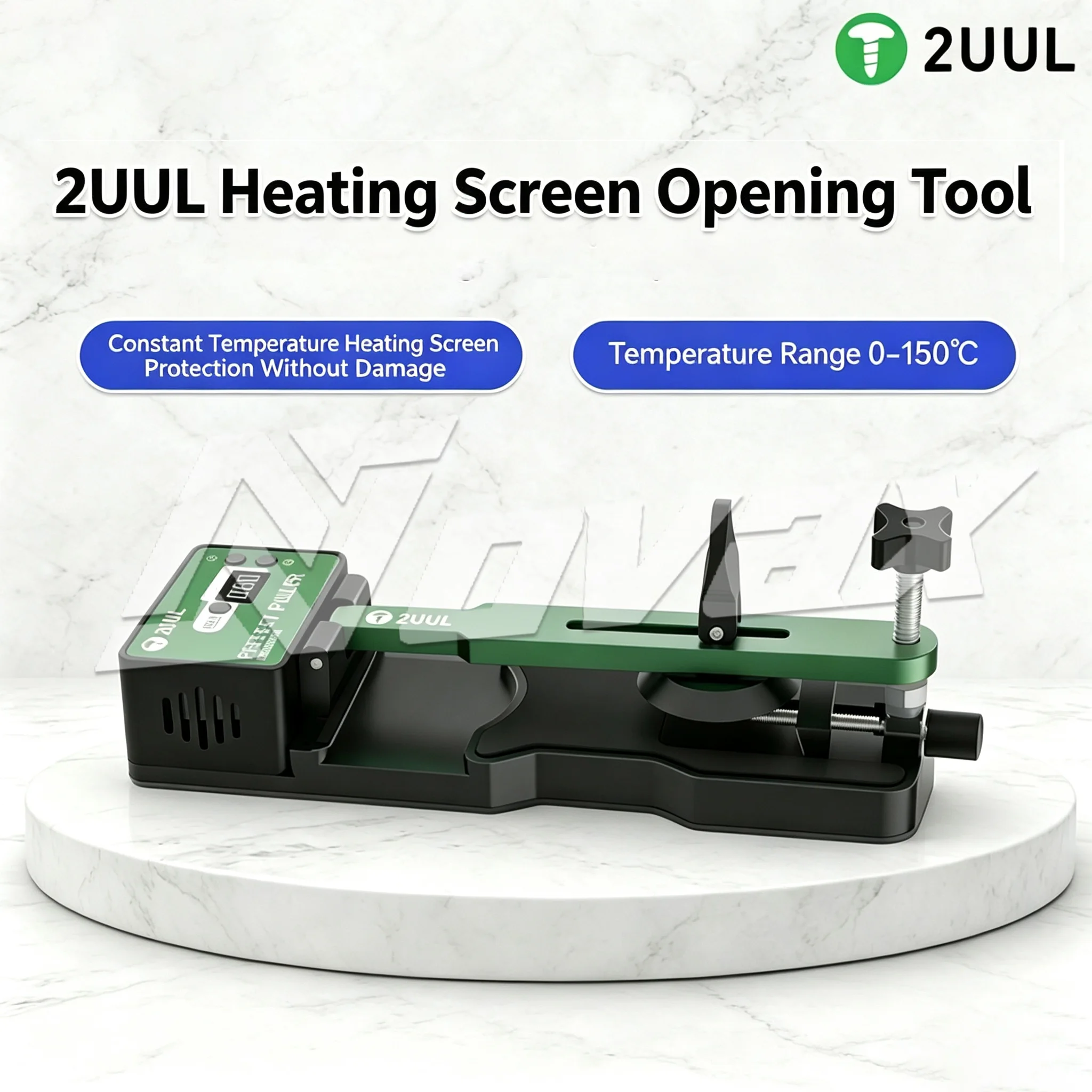 

2UUL DA10 heated screen opener for mobile phone maintenance, screen back cover quick heating up, screen artifact removal