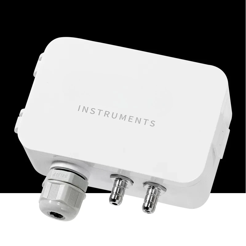 Micro Differential Pressure Sensor Transmitter, Negative Air Pressure Ventilation Duct Static Pressure Transducer 24V