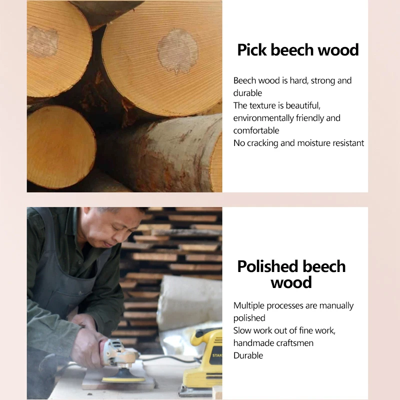 Wooden Massage Roller Lymphatic Drainage Massage Scraper Full Body Pain Relief Tool Anti Cellulitis Limb Massage