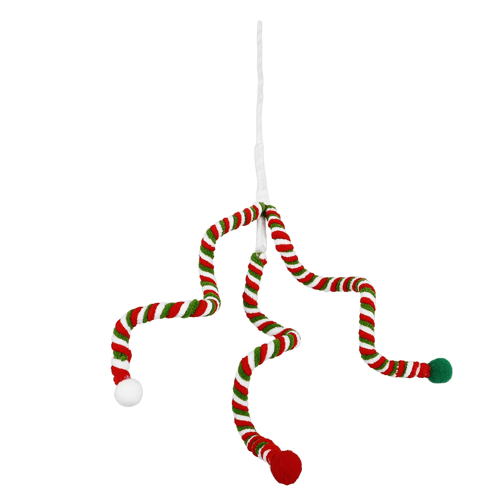 

Colorful Christmas Tree Decorations Woolen Bells Picks Festive Holiday Ornaments Versatile Floral Arrangements Items