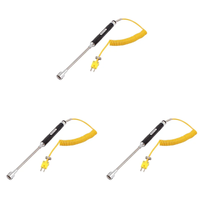 

A02F-3X NR-81532B Ручной поверхностный термопарный зонд типа K от -50 до 500 градусов/C для измерения температуры поверхности