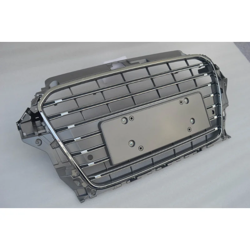 Grill Honeycomb 2014 2015 2016 For Audi A3 retrofitted RS3 A3 8V Upgrade RS3 Grille Trim Front Bumper Racing Grills Accessories view 5