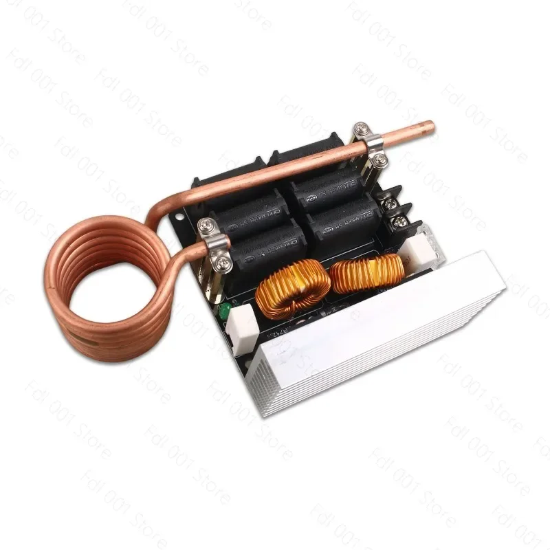 Induction Heating Driver Board 12V Electromagnetic Heating Module Kit for Non‑Contact Eddy Current Heating Experiment