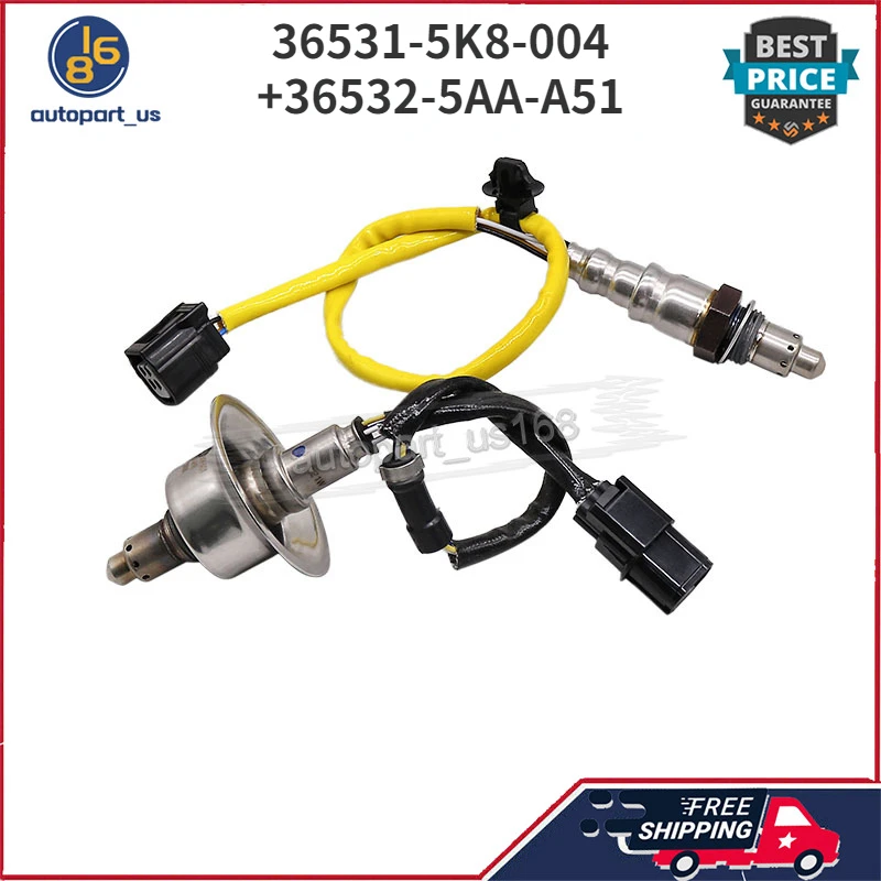 

36531-5K8-004 36532-5AA-A51 Upstream & Downstream Oxygen O2 Sensor For Honda Civic 2016-2020 1.5L Honda CR-V 2017-2020 1.5L