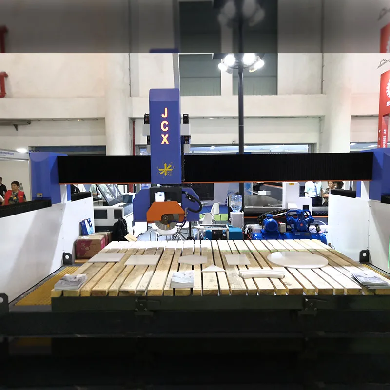 2025 heißer Automatische 5 Achsen Marmor Stein Arbeitsplatte Waschbecken Ausschnitt CNC Schneiden Fräsmaschine 11KW 220 V/380 V