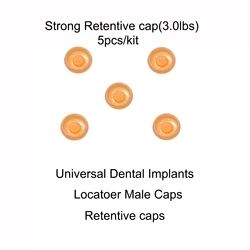 Dental Implant Strong Retentive Caps LOCATOR Male Processing Overdenture  Caps Retention Inserts Pink 3lbs(5pcs)