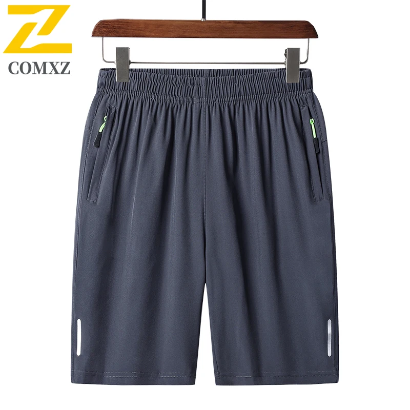 2025 nouveau short de sport de plein air décontracté à séchage rapide en soie glacée à la mode pour hommes-short de grande taille de 5 pouces, respirant et confortable