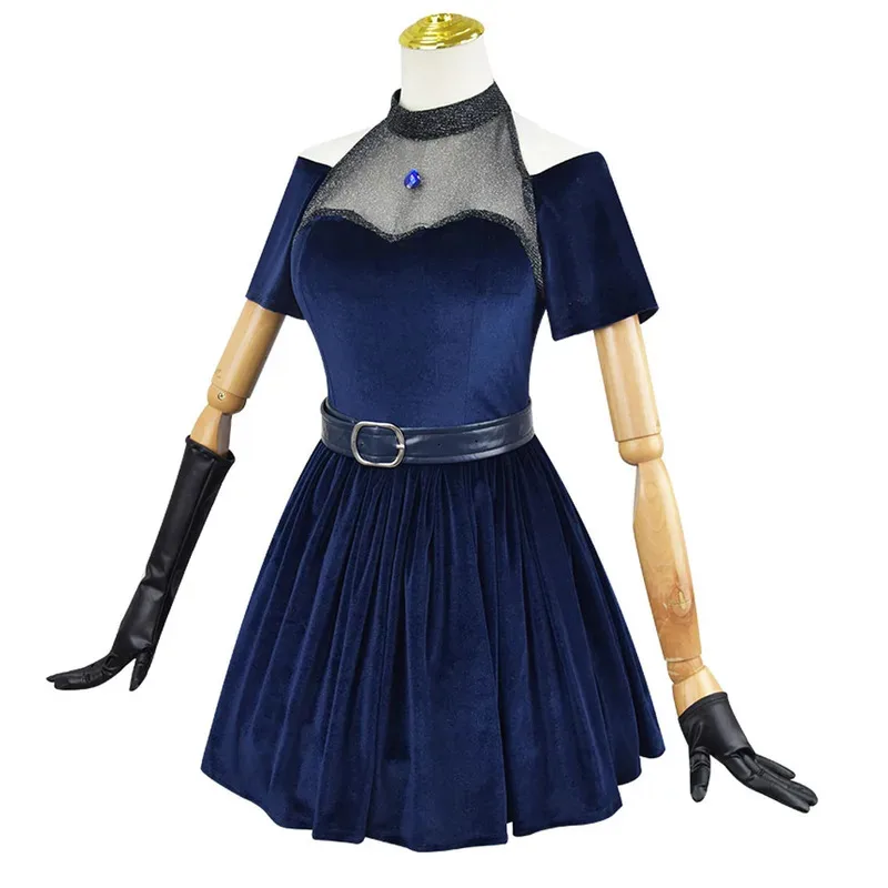 ชุดคอสเพลย์ Mizi จากอนิเมะ AIAI 2025 สำหรับการแสดงบนเวที ชุดแฟนซีสำหรับงานปาร์ตี้ฮาโลวีน ชุดราตรีสำหรับผู้หญิง