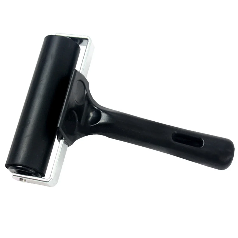 2 قطعة بكرات مطاطية برايرز إطار معدني شديد التحمل سهل الاستخدام لختم الحبر الطباعة توزيع الغراء أدوات الشريط المضادة للانزلاق