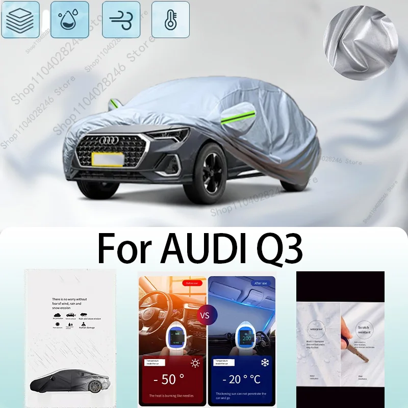 

For AUDI Q3 Car clothing sun protection snow prevention antifreeze car protective cover auto cover