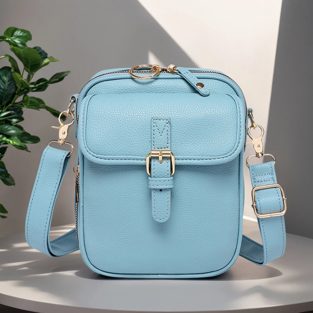 Tas Kulit Selempang Tas Bahu Anti Maling Antik Tas Messenger untuk Wanita Pria