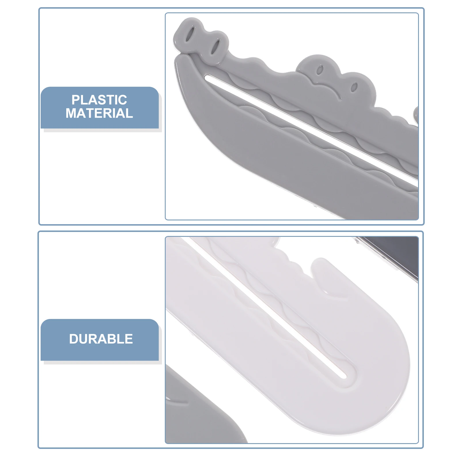 

6pcs Toothpaste Squeezers Durable Material Rolling Squeezer Dispenser Clip Tube Cream Foam Helper Home Practical Use