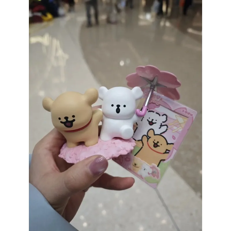 Maltese Figure Dog Doll Romantic Cherry Blossoms Model Blind Box Toy - view 3