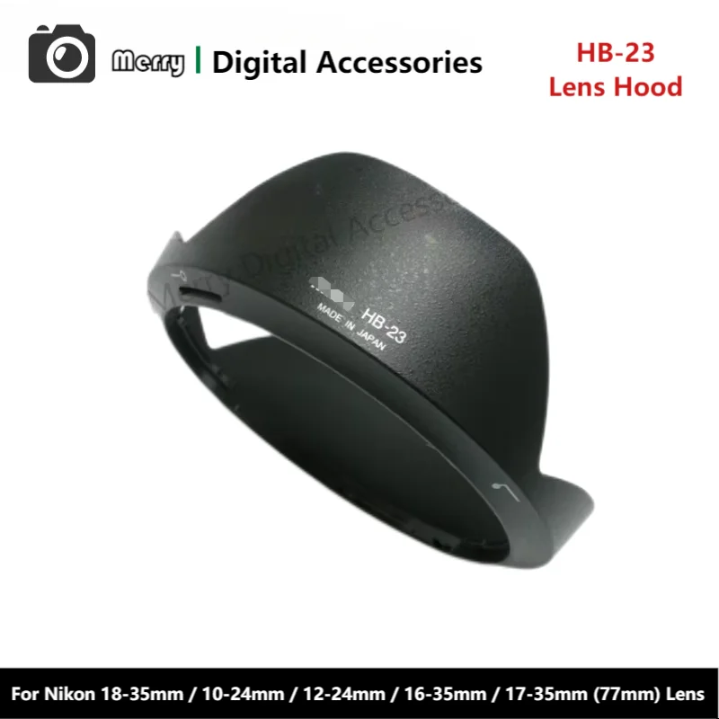 

New Original Genuine Front Lens Hood HB-23 For Nikon 18-35mm / 10-24mm / 12-24mm / 16-35mm / 17-35mm (77mm) Lens
