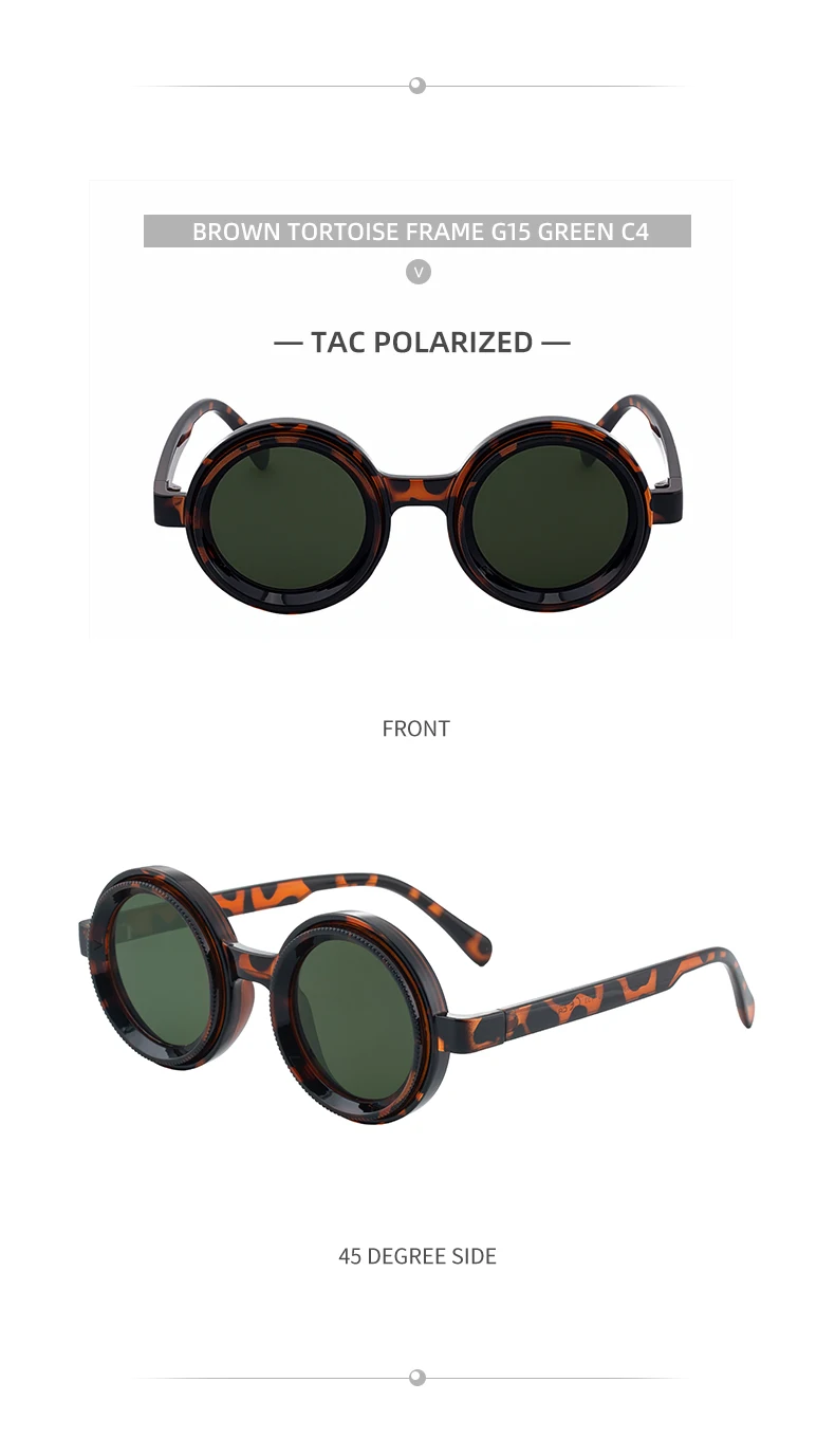 ND9 Verstellbare Dimmbare Polarisierte Runde Sonnenbrille für Herren 2026 Luxusmarke Punk Anglerbrille Outdoor-Eyewear UV400 Schutz – Detail 16