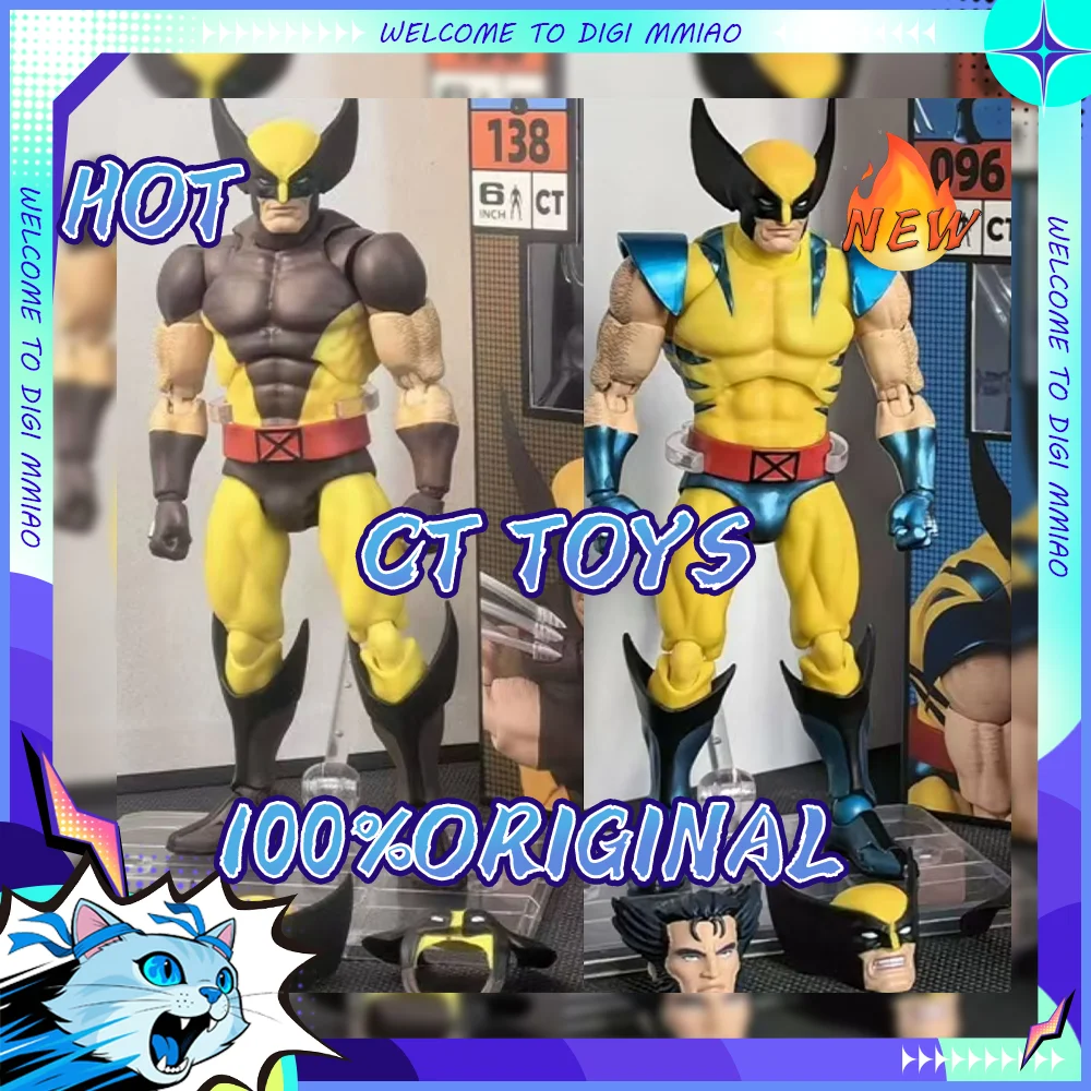 

In Stock Ct Toys Wolverine Mafex 138 Brown Figure 096 Comic Ver X-Men Shf Anime Action Figure Figurine Model Custom Gifts Toys