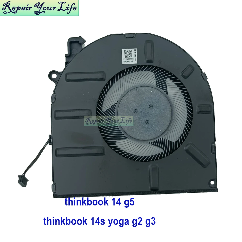 Notebook PC Cooling CPU Fan Cooler For Lenovo ThinkBook 14s Yoga G2 IAP G3 IRU 14 G5 IRL 5F10S13930 BAPD0806R5HY001 DC28000SNV0