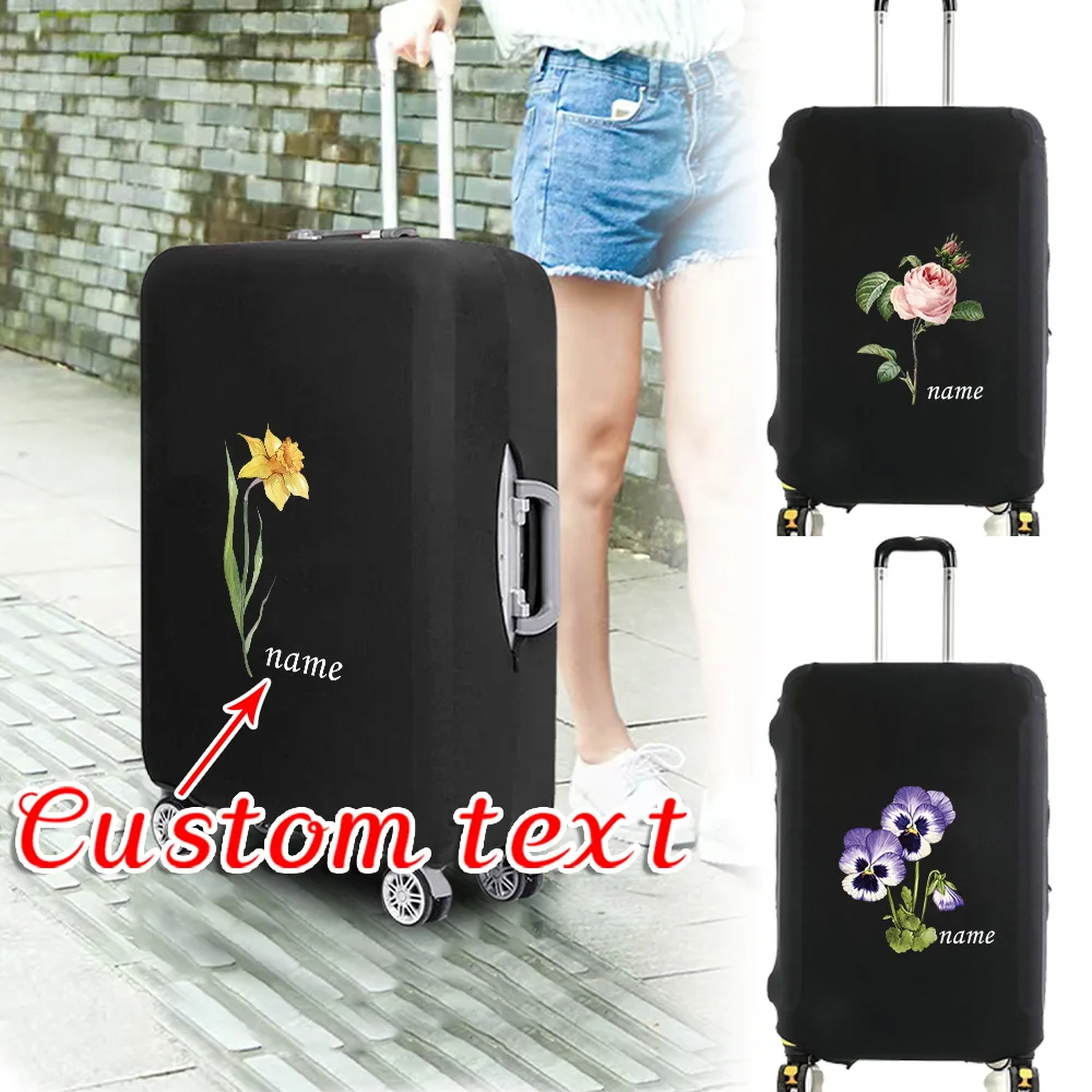 

Крышка коробки на тележке по индивидуальному заказу, толстая эластичная крышка для багажа, 18-32 дюйма, подходит для путешествий, пылезащитные чехлы, износостойкие