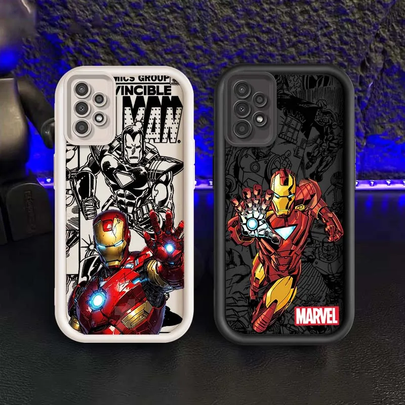 

Marvel Iron Man Art For Samsung A73 A72 A56 A55 A54 A53 A35 A32 A25 A23 A21s A14 A05 5G Eye Ladder