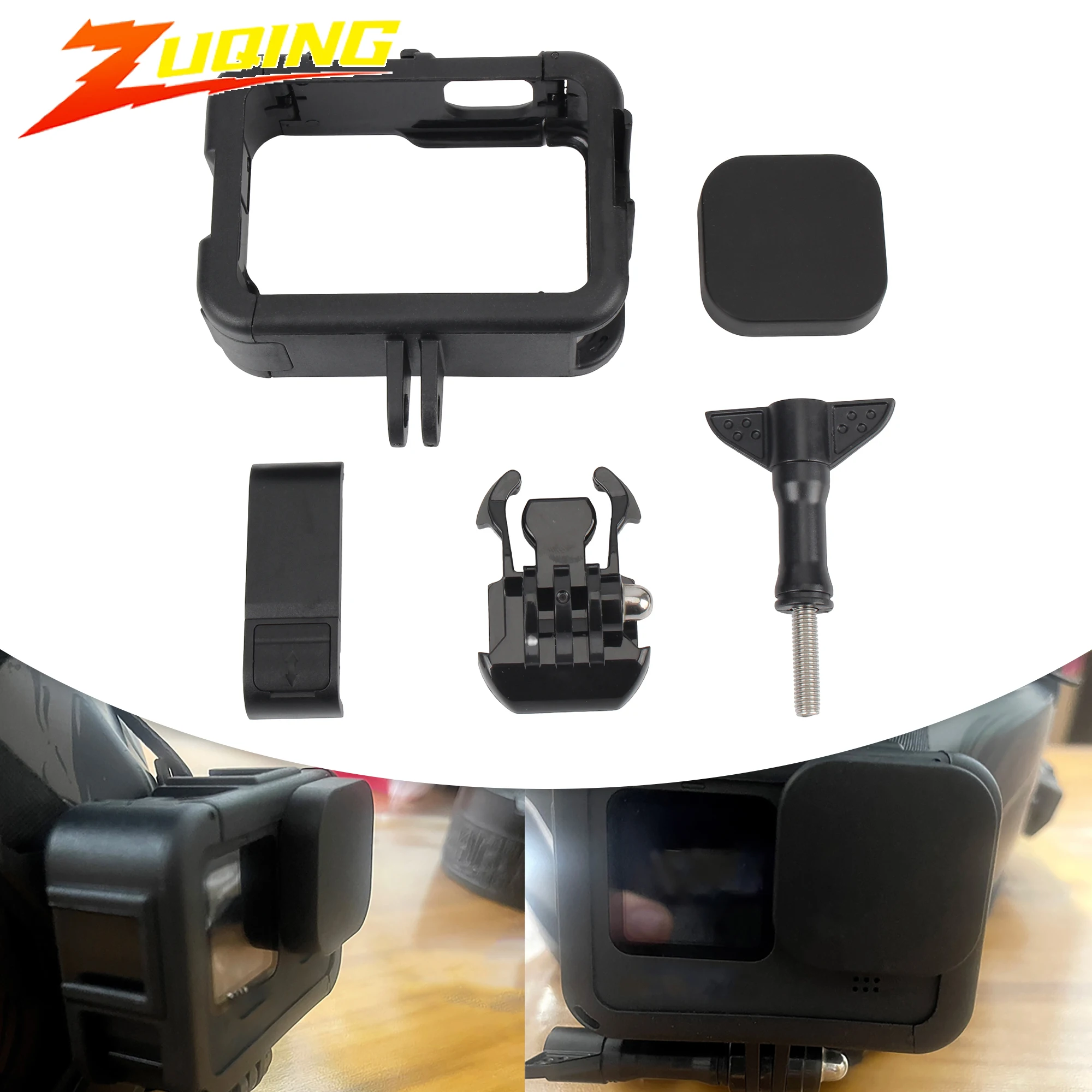 

For GoPro HERO 5 6 7 Action Camera Protective Case Side-Open Frame Shell Protect Cover Housing Case Portable Plastic Frame