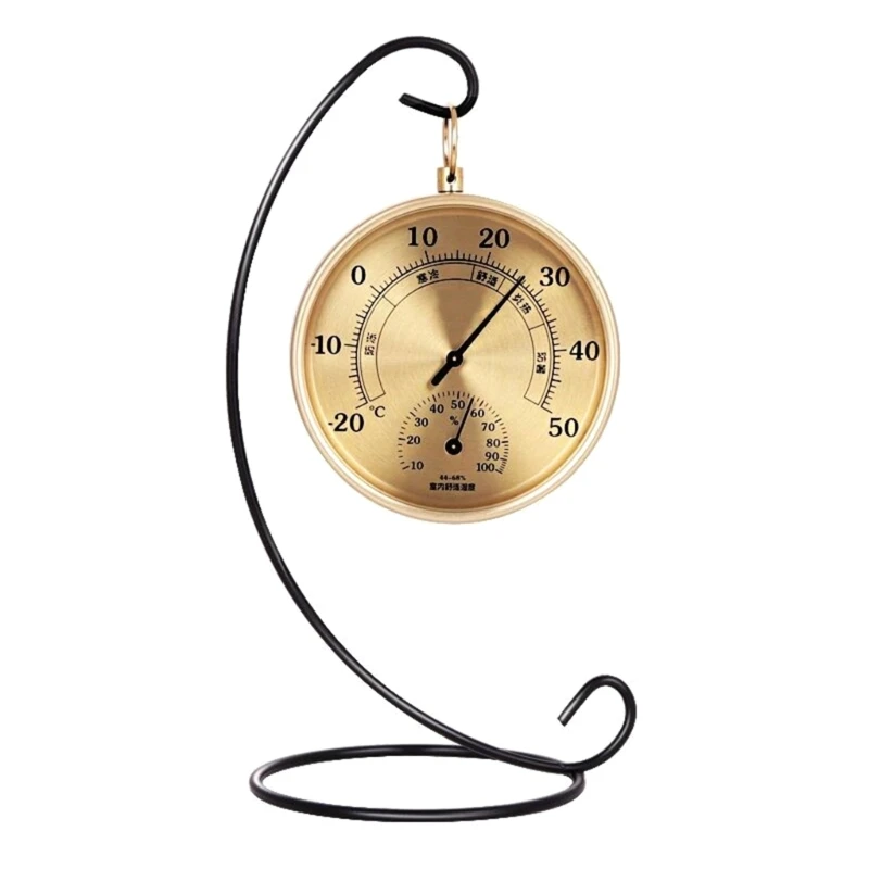 Wall Temperature Humidity Meter Thermometer Hygrometer For Sauna-Room Household