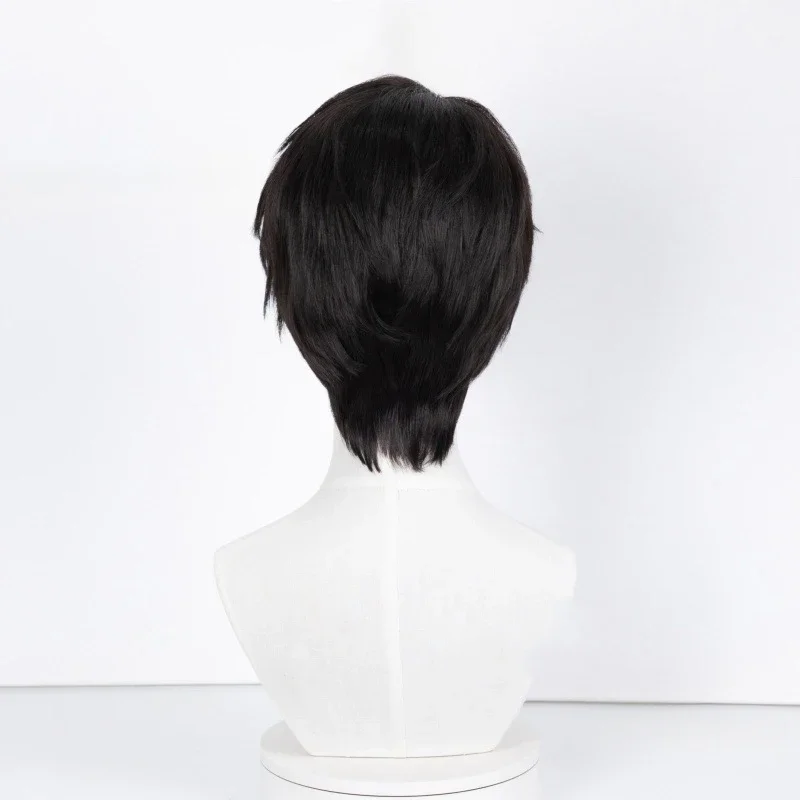 Saja ボーイズジヌウィッグ映画コスプレ KPOP 男性黒 30 センチメートルショートヘアスター悪魔ジヌコスプレウィッグ