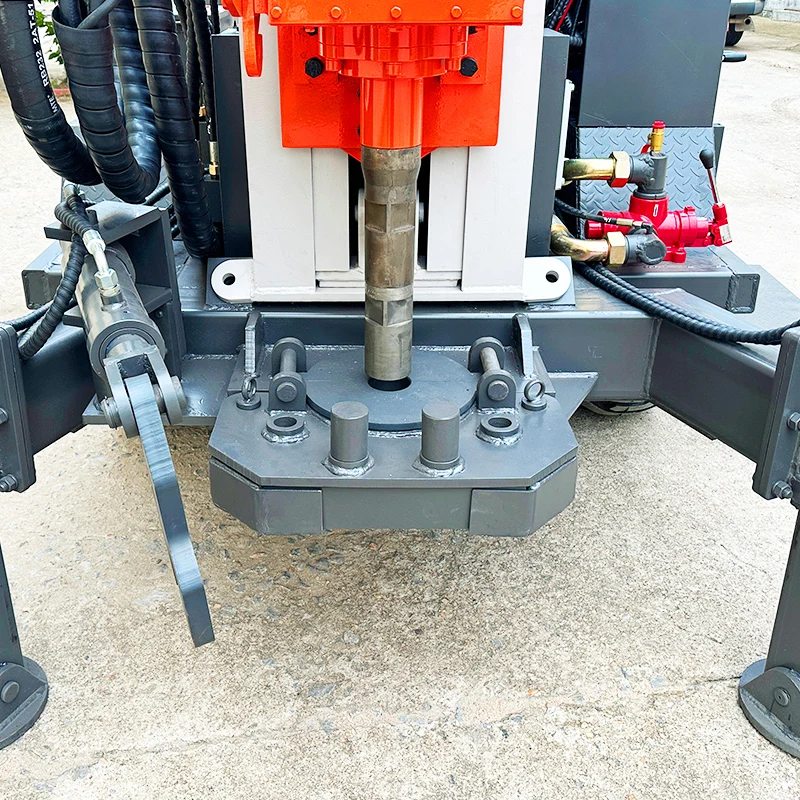 カスタマイズされた人気商品 高性能空気圧式水井戸掘削機 200m クローラ式土壌・岩石井戸掘削装置