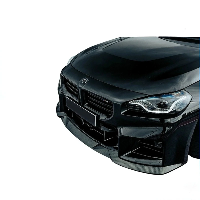 For BMW 2 Series M2 G87 2023 2024 2025 Car Front Bumper Lip Spoiler Refit Chin Splitter Lip Lower Guard Protector Blade Body Kit view 5