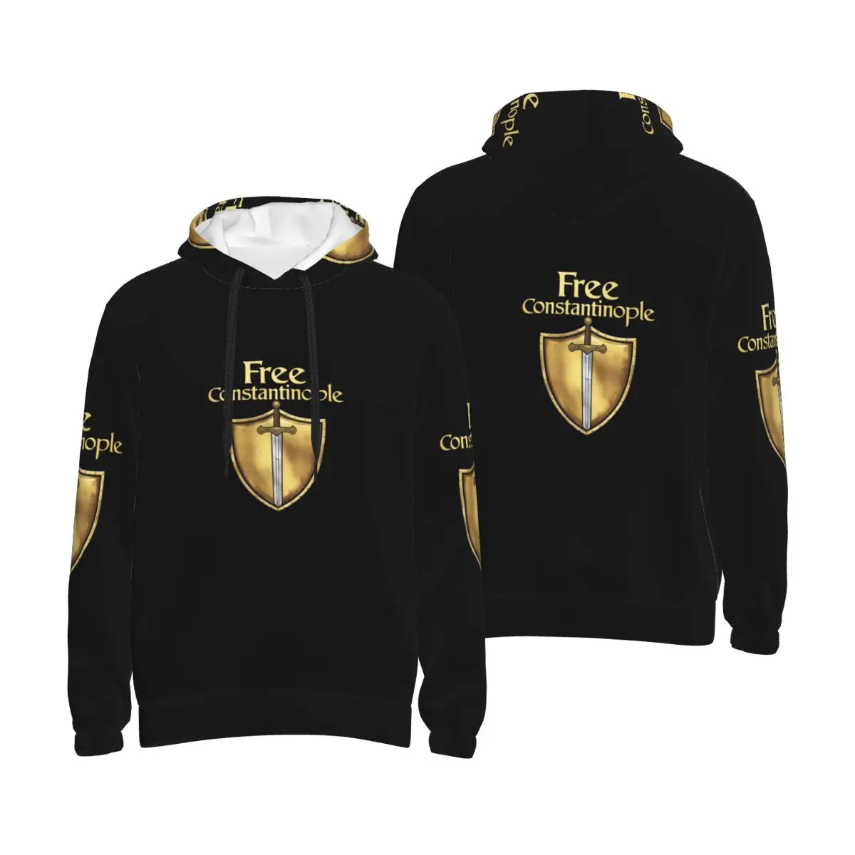 Free Constantinople Bold Historical Statement Felpe con cappuccio Hip Hop Pullover Autunno Inverno Felpe da donna da uomo Top a maniche lunghe