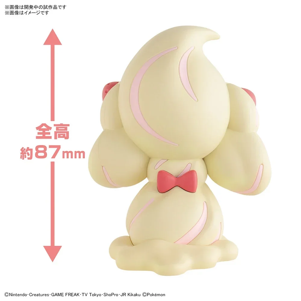 Anime Original Bandai Pokemon Figures Kit Quick Series Alcremie Manual Assembly Collectible Ornaments Figure Model Toys 8.7Cm