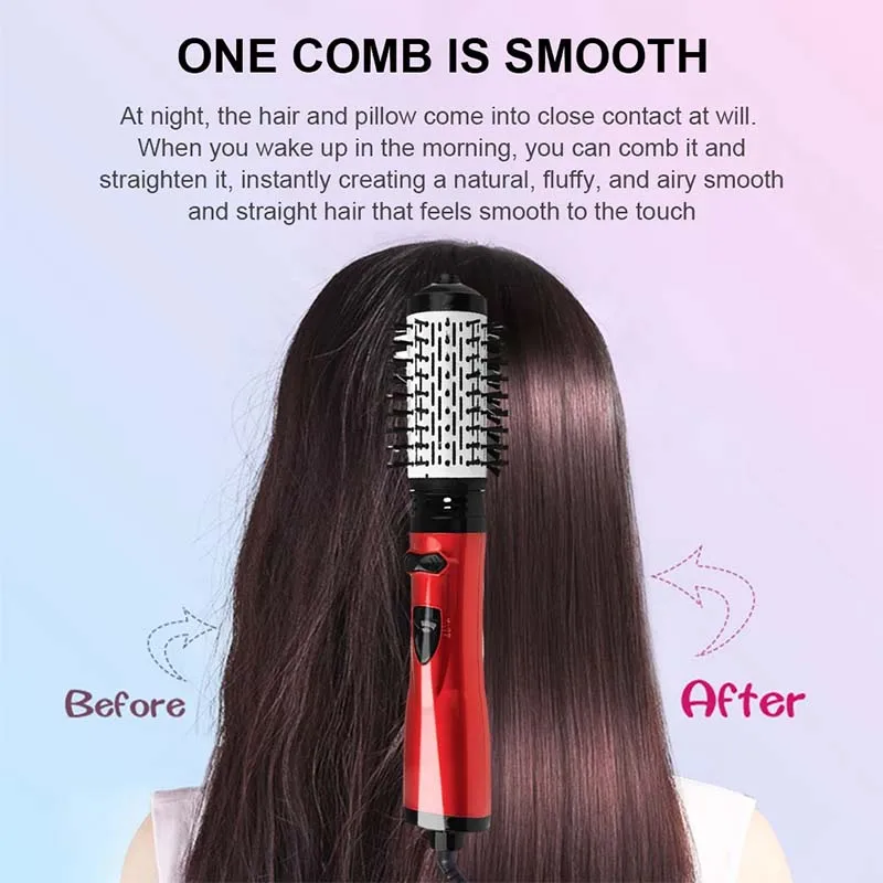 One Step Hair Dryer Hair Dryer Hair Comb Brush for One Step Straightening Curling Drying and Volumizing