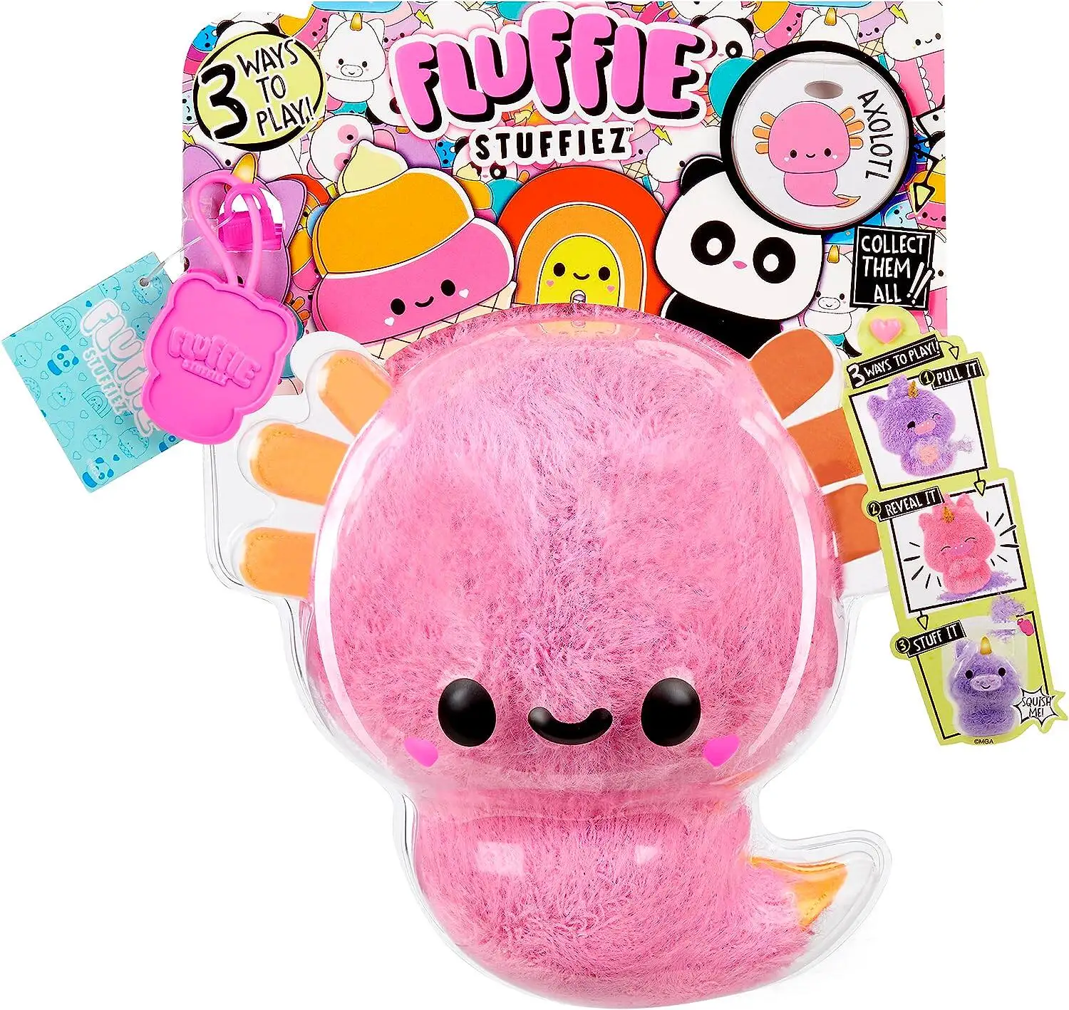 Fluffie Stuffiez Minis Plush Toy Squishy Mystery Box Tear Reveal Surprise Stress Relief Fidget Toy for Kids Birthday Gifts