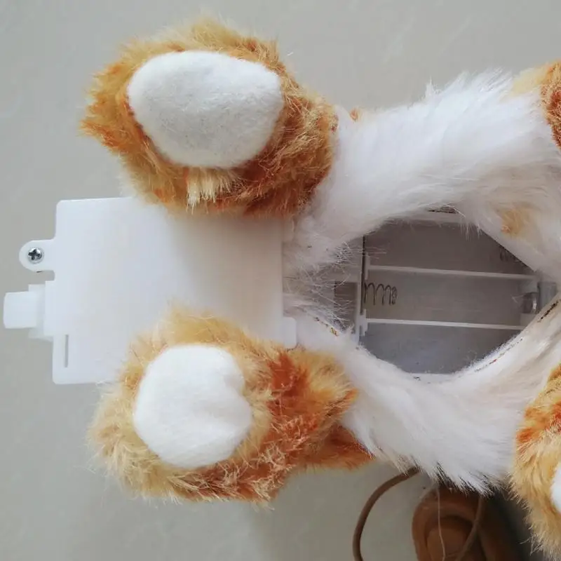 animal relleno simulación Y88D puede hacer sonido sonido encantador para gatito muñecas para regalo para