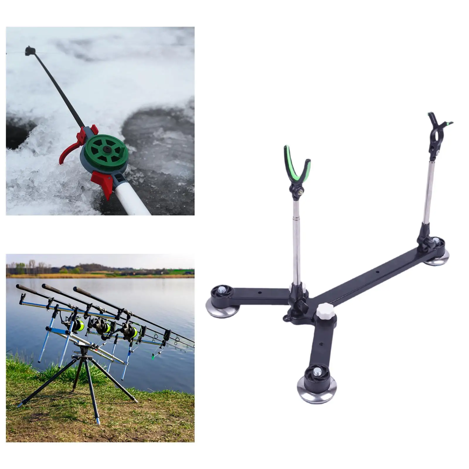 Ice Fishing Rod Holder Adjustable for Outdoor Activities Raft Fishing Ground