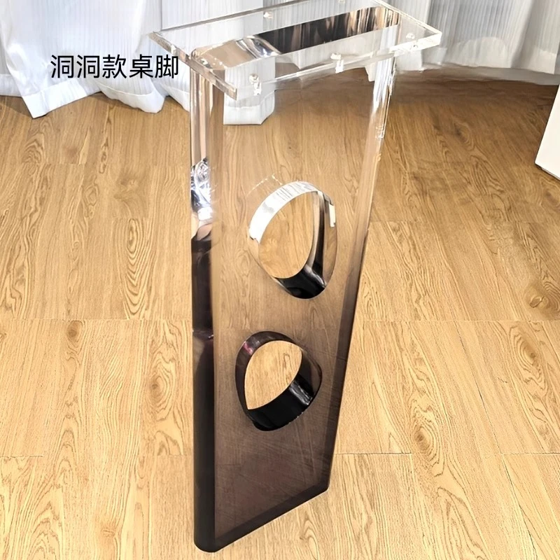 

Gradual change color hole table legs custom bracket bar feet coffee legs support feet dining rock corner