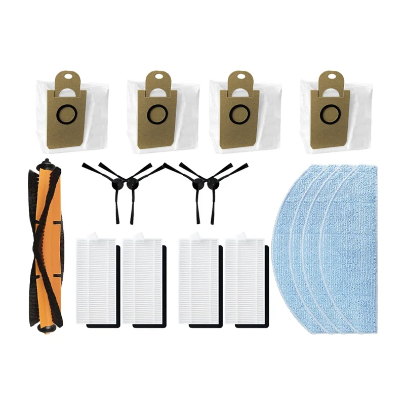 

ABGH-For Minien MX90 Pro / Selectpro EGR-100 Replacement Parts Accessories Filter Mop Cloth Dust Bag