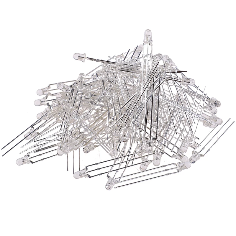 100PCS 3/5mm 3-Pin Dual Bi-Color Diffused Common Cathode/anode LED Diode LIGHT