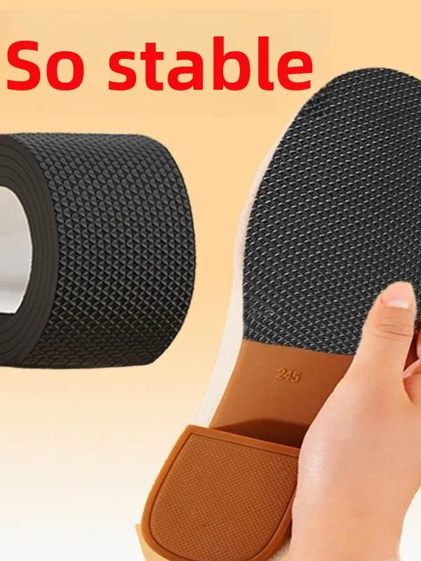 Thickened Anti-slip Wear-resistant Heel Noise Reduction Tape Shoe Bottom Sticker Protection Rough Heel Sound Damping Gel Tape