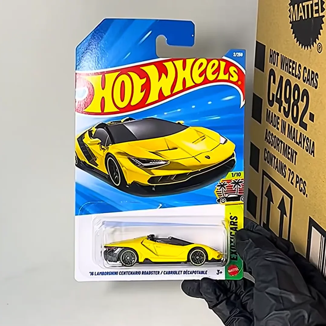Mattel 2026A Original Hot Wheels Boys Toy Car 1/64 Die-Cast Lamborghini Honda Barbie Dream Camper Van Chevrolet Black Panther Ford Mustang Batmobile Collectible Holiday Gift 26A