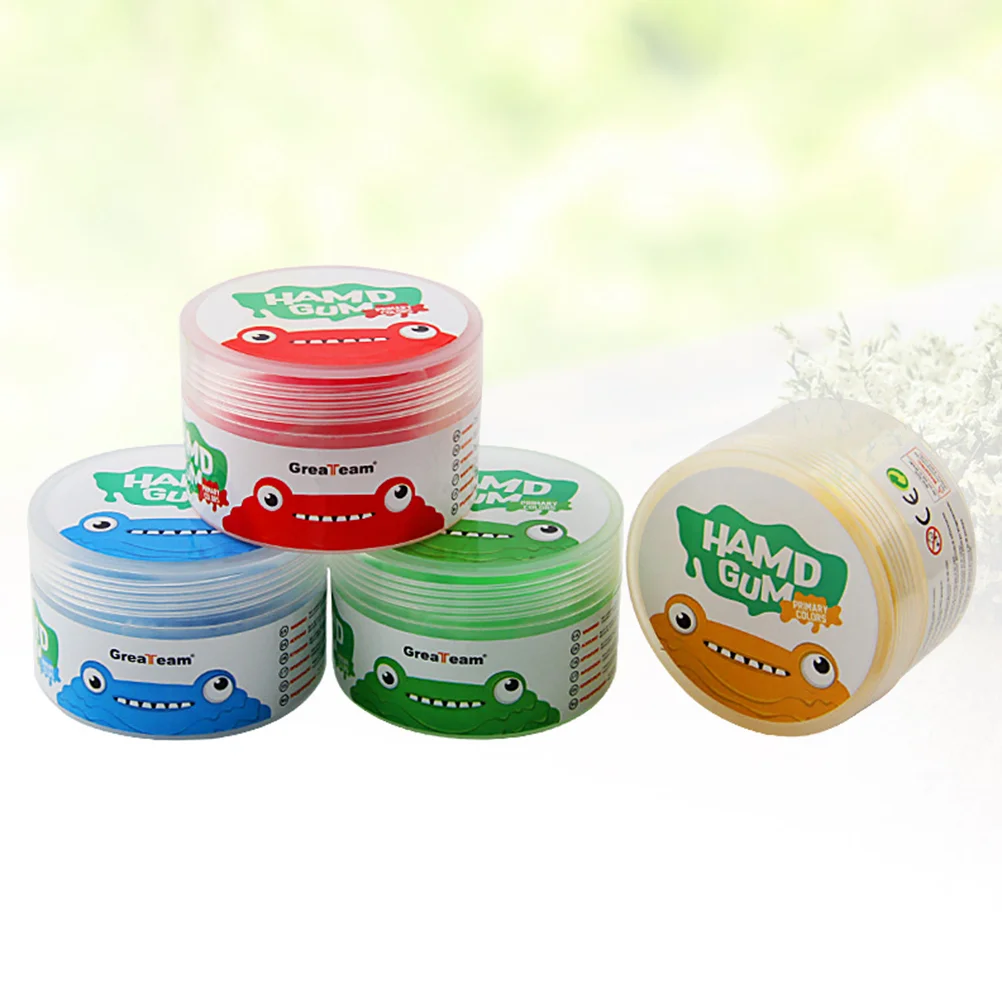 4PCS Therapy Putty ความชำนาญ Grip มือชุดออกกำลังกายการฝึกอบรมนิ้วมือ Putty Discovery Putty สำหรับการกู้คืนผู้ใหญ่