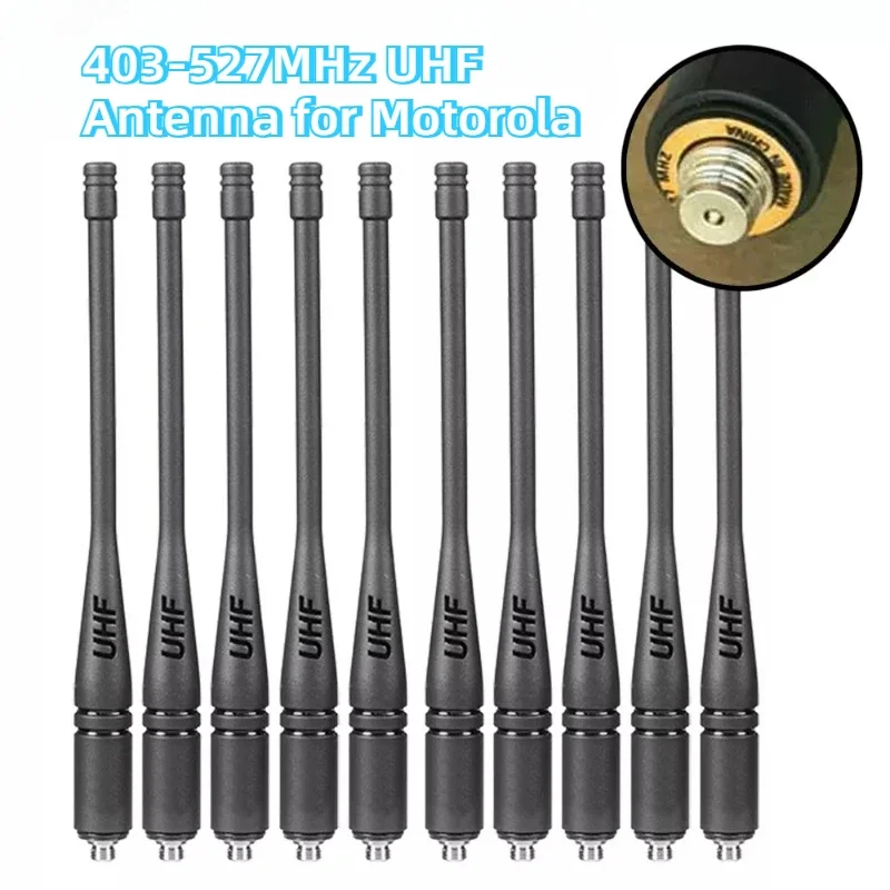 10 SZTUK anten UHF 403-527 MHz do Motorola XiR P6600 XiR P8628 DEP550 DP4800 DP4801 GP328D GP338D DP2400 DP2600 DP4400 DP4401 — zdjęcie produktu 7