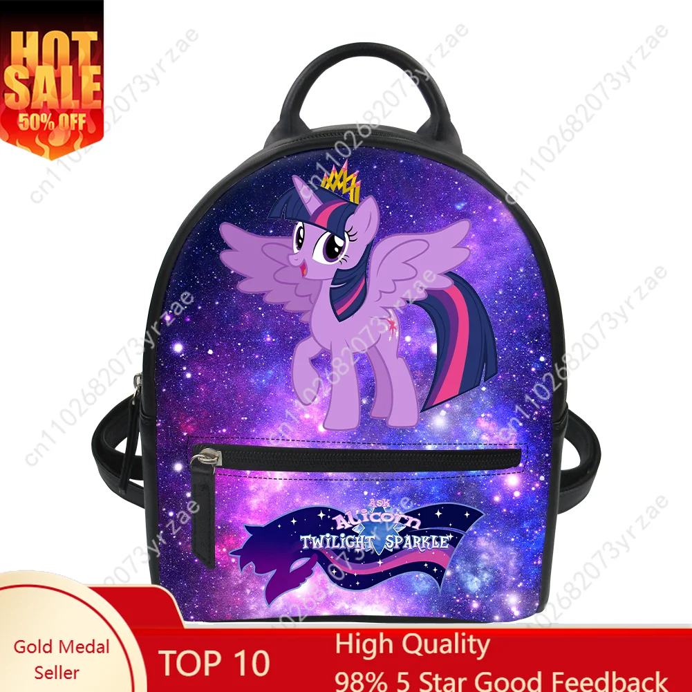 

Twilight Sparkle Backpack Men Women Knapsack My Little Pony Friendship Is Magic Business Travel Bookbag Custom Daypacks