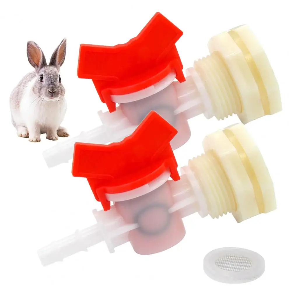 Conector de manguera Id 5/16, Kit de conector de sistema de riego Rabbit con conector de mampara, válvula de bola de lengüeta, malla para riego 5/16