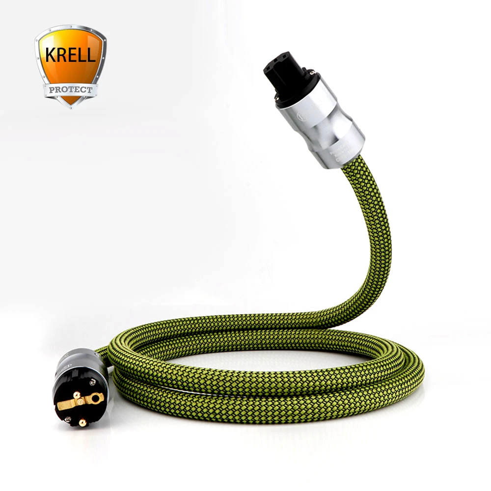 JP Krell CRYO-156 Audiophile Stromkabel High 12AWG 5N OFC Kabel EU Schuko US Audio CD Verstärker AMP PowerCord High Definition AC