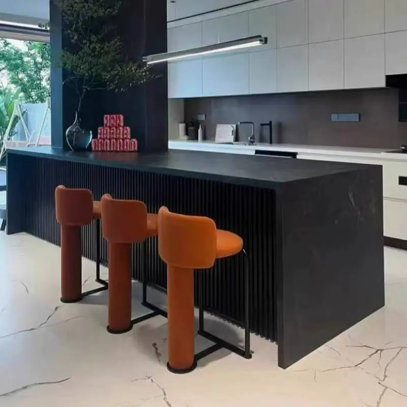 

Design Luxury Contemporary Bar Chair Back Support Ergonomic Dining Bar Chair Stools Counter Stools Chaise Haute Furniture