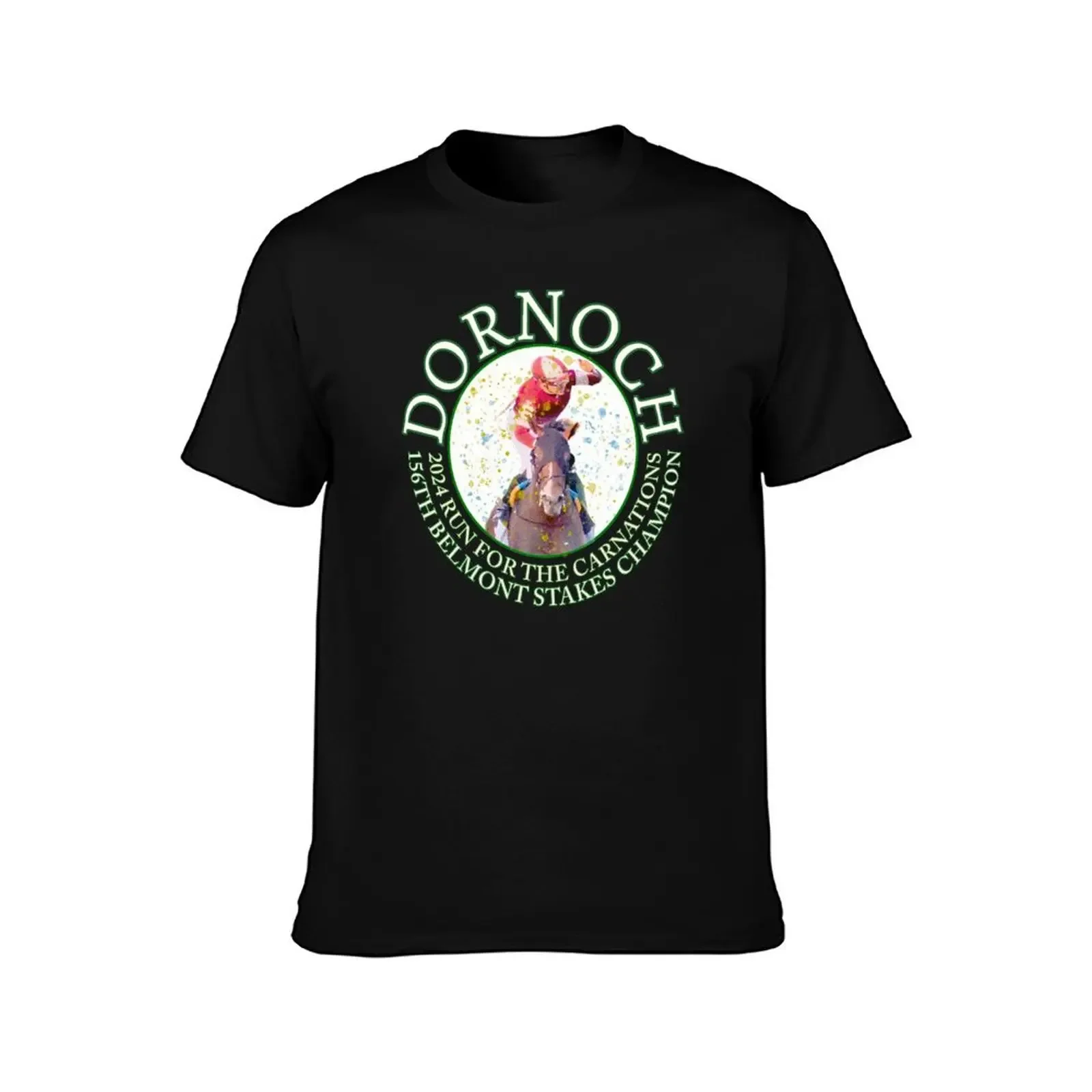 Belmont Stakes 156 Champion - Dornoch - horse racing design T-Shirt tops vintage Men's clothing