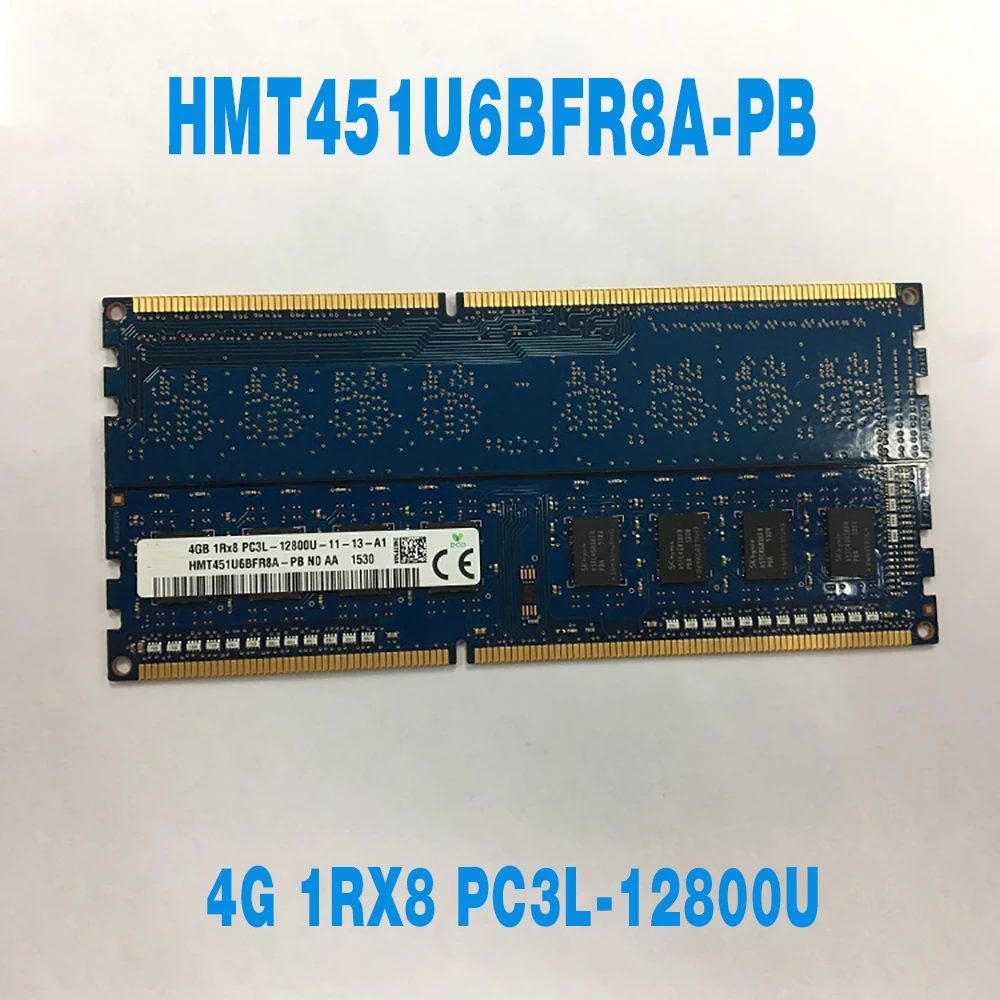 

2 шт. для настольной памяти SKhynix 4G 1RX8 PC3L-12800U DDR3 HMT451U6BFR8A-PB