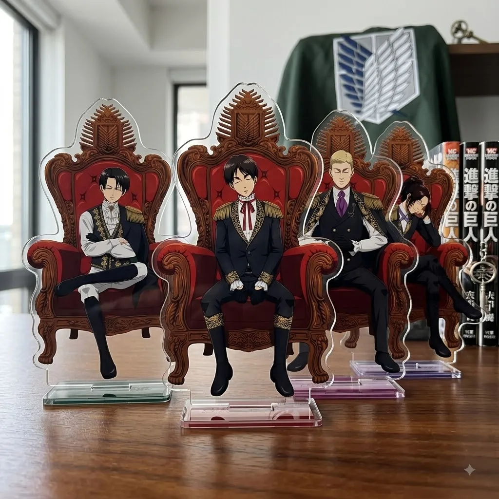 Attack On Titan Anime Acrylic Stand Keychain Decor Fans Birthday Gift Trending Yofukashi no Uta Anime Goods