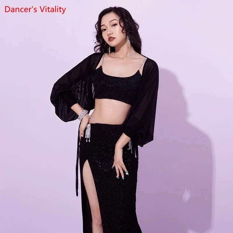 Girl\'s Belly Dance Costume coat Elegant Sleeves Top  for Women Bellydancing Outfit Proffesional Bellydance Clothing